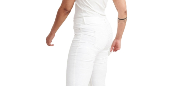 MAC Straight Jeans Dream in White Denim ansehen