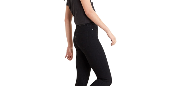 Levis High Waisted Jeans Mile High in Black Celestial ansehen