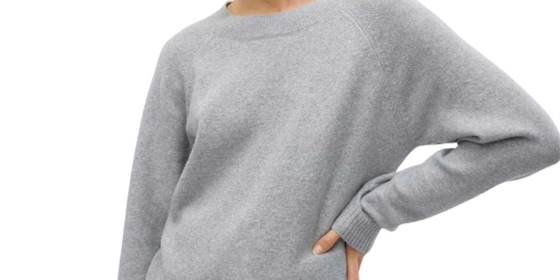 Vero Moda Strickpullover Doffy in Light Grey Melange ansehen