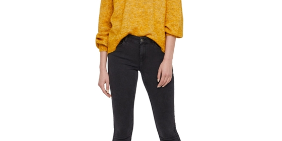 Vero Moda Röhrejeans Seven in Dark Grey ansehen