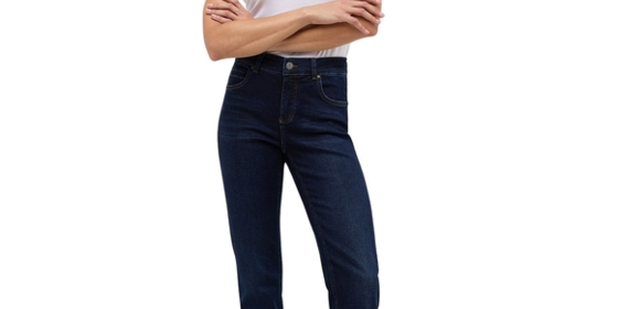 Angels Straight Jeans Cici in Dark Indigo Used Buffi ansehen