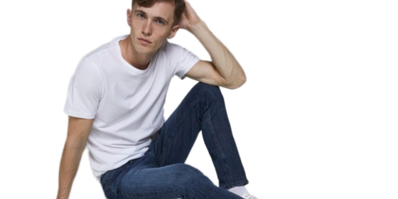Jack & Jones Slim Fit Jeans Glenn Original in Blue Denim ansehen