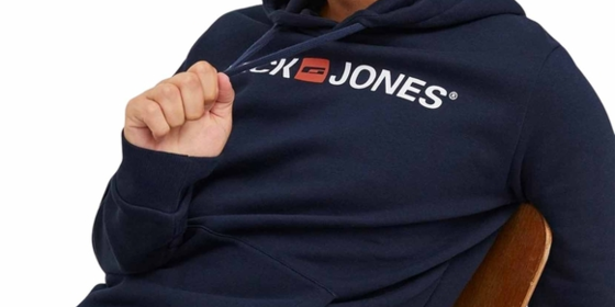 Jack & Jones Kapuzenpullover Corp Old Logo Swaet in Navy Blazer ansehen