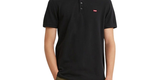 Levis Poloshirt Housemark Polo in Mineral Black ansehen