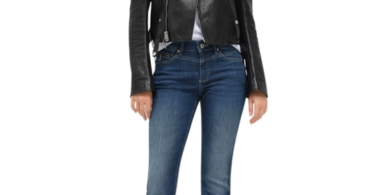 MAC Ankle Jeans Rich Slim Chic in Dark Blue Net Wash ansehen