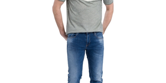 Cross Slim Fit Jeans Damien in Flex Mid Blue ansehen