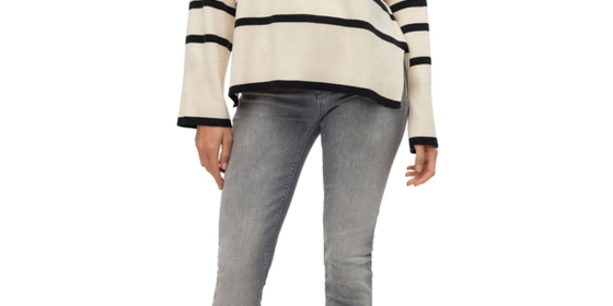 Vero Moda Slim Fit Jeans Lux in Medium Grey ansehen