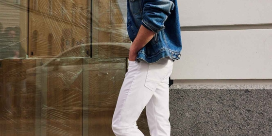 MAC Tapered Jeans Arne Pipe in White Denim ansehen