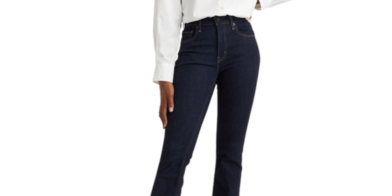 Levis Bootcut Jeans 725 High Rise Bootcut in Blue Wave Rinse ansehen