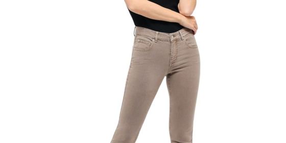 Angels Röhrejeans Skinny in Truffle Used ansehen