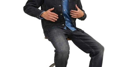 Jack & Jones Loose Fit Jeans Mike Original in Black Denim ansehen