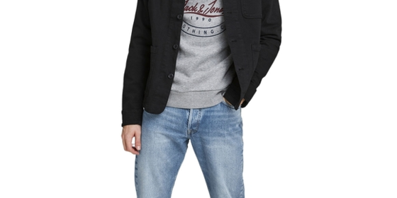 Jack & Jones Loose Fit Jeans Chris in Blue Denim ansehen