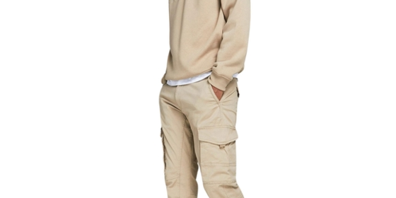 Jack & Jones Cargohose Paul Fake in Beige ansehen