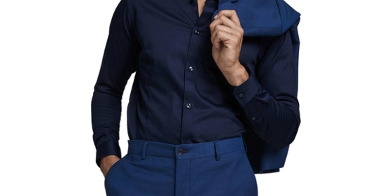 Jack & Jones Businesshemd Parma in Navy Blazer ansehen