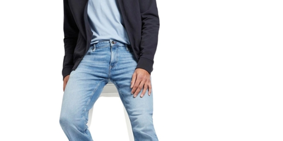 Cross Slim Fit Jeans Damien in Light Mid Blue ansehen