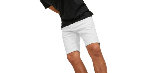 Jack & Jones Jeans Shorts Rick Icon Ama in Bright White ansehen