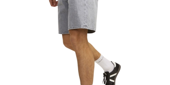 Jack & Jones Jeans Shorts Tony Original in Grey Denim ansehen