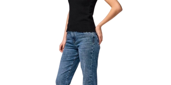 Pieces Straight Jeans Kelly in Medium Blue ansehen