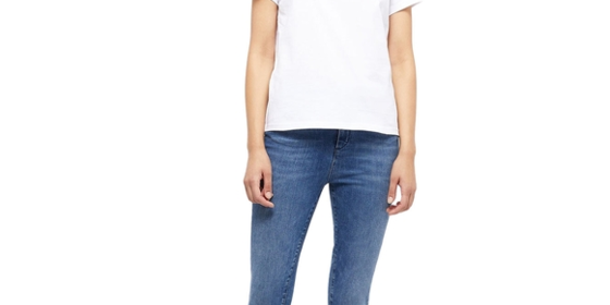 Mustang Logoshirt Alma in General White ansehen