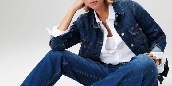 MAC Straight Jeans Straight in Dark Blue Net Wash ansehen
