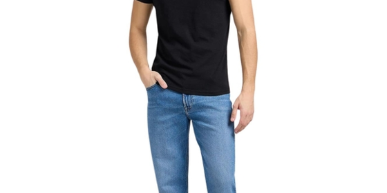 Lee T-Shirt Twin Pack Crew in Black ansehen