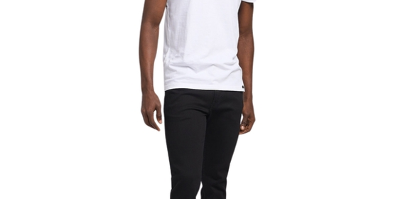 Lee Slim Fit Jeans Rider in Clean Black ansehen