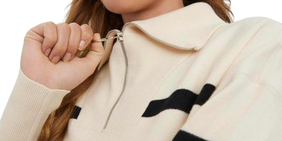 Vero Moda Strickpullover Saba in Birch BLACK ansehen