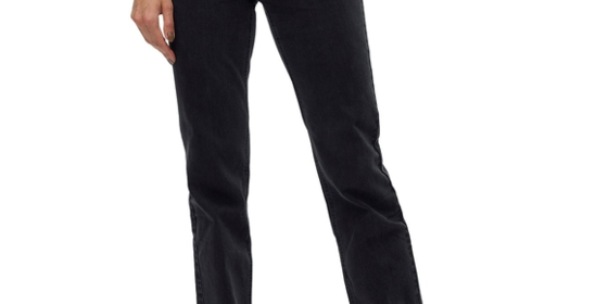 Vero Moda Straight Jeans Tessa in Black ansehen