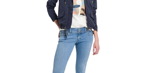 Cross Straight Jeans Loie in Mid Blue Used ansehen