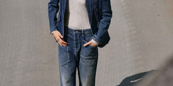 MAC Straight Jeans Baggy Straight in Mid Blue Commercial Authentic ansehen