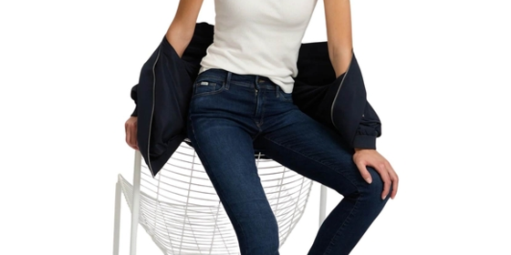 Cross Slim Fit Jeans Anya in Dark Blue ansehen