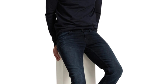 Cross Slim Fit Jeans Damien in Blue Black ansehen