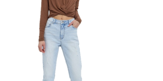 Vero Moda Mom Jeans Brenda in Light Blue ansehen