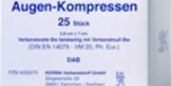 AUGENKOMPRESSEN 5,8x7 cm unsteril ansehen