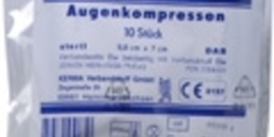 AUGENKOMPRESSEN 5,8x7 cm steril ansehen
