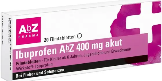Ibuprofen AbZ 400mg akut ansehen