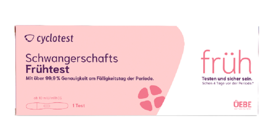 CYCLOTEST Schwangerschafts-Frühtest 10 mlU/ml Urin ansehen