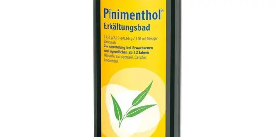 Pinimenthol Erkältungsbad ab 12 Jahren - mit Eucalyptusöl, Menthol und Campher ansehen