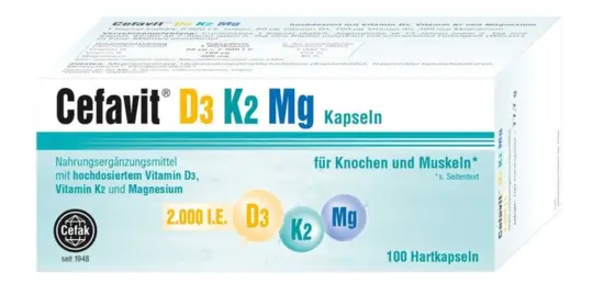 Cefavit D3 K2 Mg 2.000 I.E. ansehen