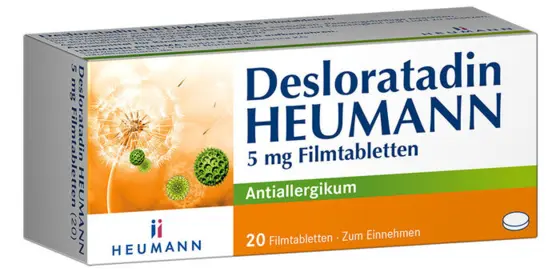 Desloratadin HEUMANN 5 mg Filmtabletten ansehen