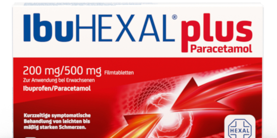 IbuHEXAL plus Paracetamol 200 mg/500 mg Filmtabletten ansehen