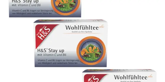 H&S Wohlfühltee Stay up mit Vitamin C und B6 3er Set ansehen