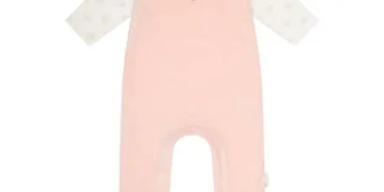 Steiff Strampler-Set silver pink ansehen