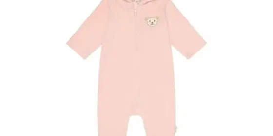 Steiff Langarmstrampler silver pink ansehen