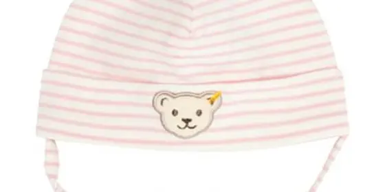 Steiff Mütze GOTS silver pink ansehen
