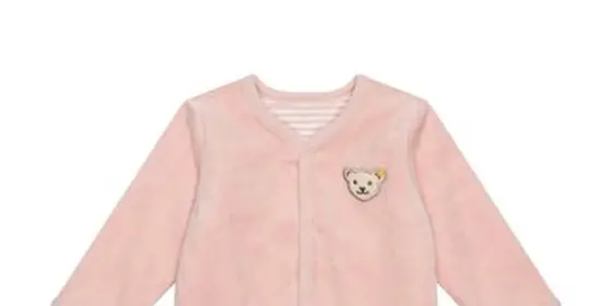 Steiff Wendejacke silver pink ansehen