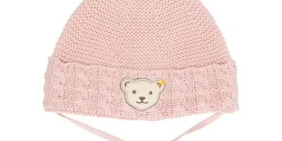 Steiff Mütze GOTS silver pink ansehen