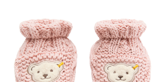 Steiff Babyschuh silver pink ansehen