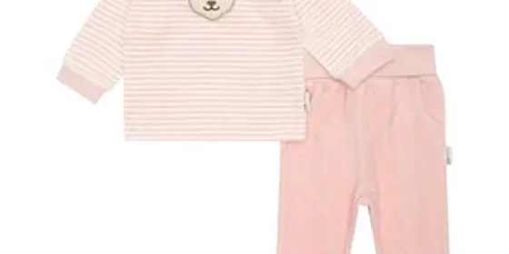 Steiff Babysweat-Set Silver Pink ansehen