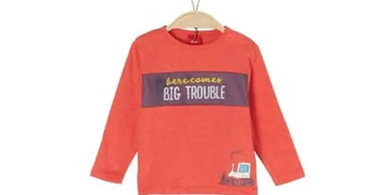 s.Oliver Boys Langarmshirt red melange ansehen